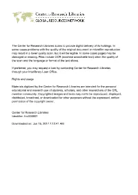 The Center for Research Libraries Scans to Provide Digital Delivery of Its Holdings