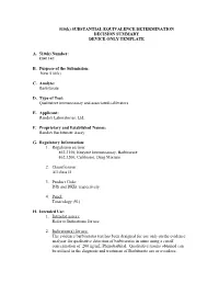 K041143 B. Purpose Of