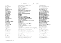 List of TD's Wicklow, Greystones, Bray and DLR Areas