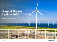 Tennet's Annual Market Update 2020