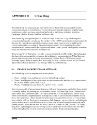APPENDIX D Urban Ring