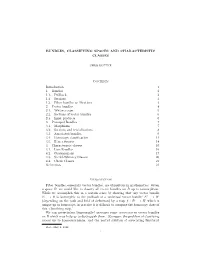 Bundles, Classifying Spaces and Characteristic Classes