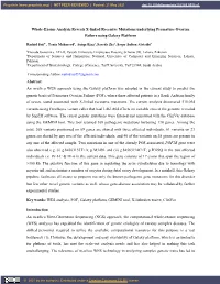 Whole-Exome Analysis Reveals X-Linked Recessive Mutations Underlying Premature Ovarian Failure Using Galaxy Platform Abstract A