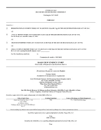 DAQO NEW ENERGY CORP. (Exact Name of Registrant As Specified in Its Charter)