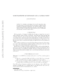 Some Properties of Rectangle and a Random Point
