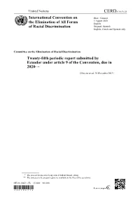 International Convention on the Elimination of All Forms of Racial Discrimination