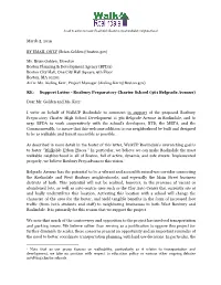 March 5, 2019 by EMAIL ONLY​(Brian