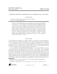Mcshane-Whitney Extensions in Constructive Analysis