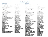 New Skye Song List