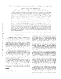 Arxiv:1801.04898V1 [Cs.SI] 15 Jan 2018