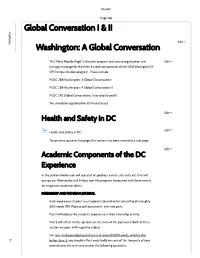 Course: Global Conversation I & II