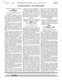 Extensions of Remarks E2559 EXTENSIONS of REMARKS
