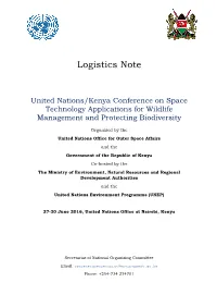 Logistics Note