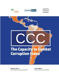 The Capacity to Combat Corruption Index