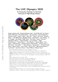 The LHC Olympics 2020 a Community Challenge for Anomaly Detection in High Energy Physics
