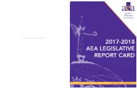2018 AEA Legislative Report Card.Pdfpdf