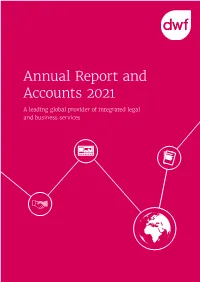 Annual Report and Accounts 2021