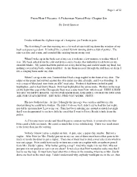 From How I Became a Fisherman Named Pete: Chapter Six