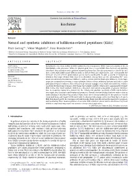 Natural and Synthetic Inhibitors of Kallikrein-Related Peptidases (Klks)