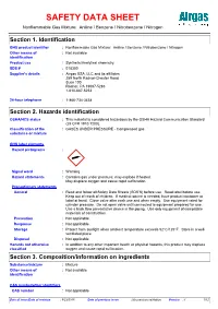 Section 2. Hazards Identification OSHA/HCS Status : This Material Is Considered Hazardous by the OSHA Hazard Communication Standard (29 CFR 1910.1200)