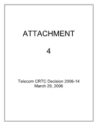 Telecom CRTC Decision 2006-14, March 29, 2006