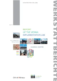REPORT of the VIENNA IMPLEMENTATION LAB – KAGRAN CENTRE Nr