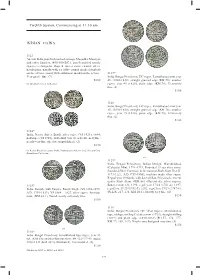Twelfth Session, Commencing at 11.30 Am INDIAN COINS
