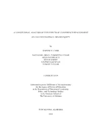 A Longitudinal Analysis of the Effects of Conference Realignment