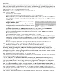 Acts 12:1-25 – Date: the Events in This Chapter Occur Exactly 13 Years After the Resurrection