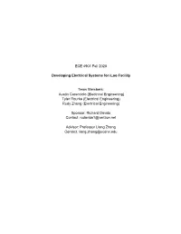 ECE 4901 Fall 2020 Developing Electrical Systems for Iloo Facility