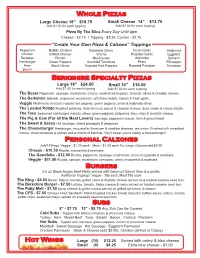 Pizza by the Slice