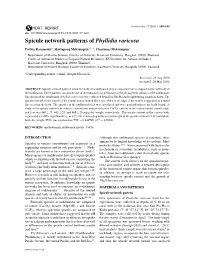 Spicule Network Patterns of Phyllidia Varicosa