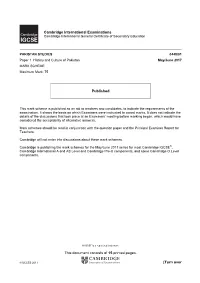 This Document Consists of 15 Printed Pages