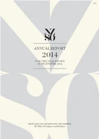 Annual Report 2014 for the Year Ended 31 December 2014