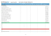Exchange Traded Products 1