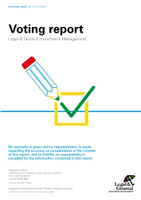 Voting Report