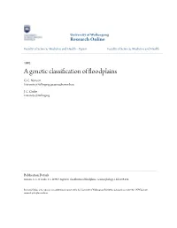 A Genetic Classification of Floodplains G C