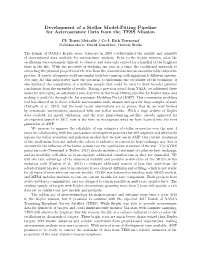 Development of a Stellar Model-Fitting Pipeline for Asteroseismic Data from the TESS Mission