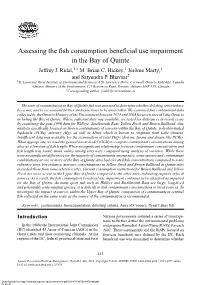 Assessing the Fish Consumption Beneficial Use Impairment in The