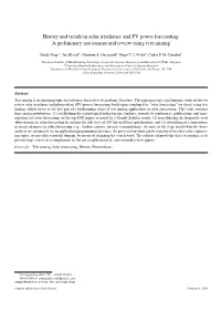 History and Trends in Solar Irradiance and PV Power Forecasting: a Preliminary Assessment and Review Using Text Mining