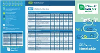 Timetable Timetable
