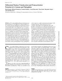 Differential Nuclear Translocation And