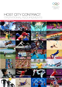 Host City Contract Operational Requirements
