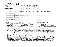 Application to Appropriate Water in Division of Water Rights California") P.O