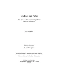 Cycloids and Paths