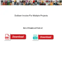 Dolibarr Invoice for Multiple Projects