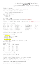 INTERFERENCE ANALYSIS for KSPX-TV CHANNEL 21 (CONSIDERING KTXL MOVE to CHANNEL 22) Tvstudy V2.2.3 (Dxtpx3) Database: Localhost, Study: Kspx21p4a, Model: Longley-Rice