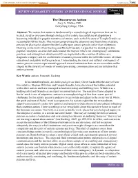 REVIEW of DISABILITY STUDIES: an INTERNATIONAL JOURNAL Issue 2