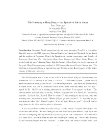 The Poisoning in Hong Kong