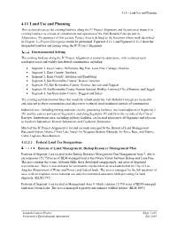 4.11 Land Use and Planning